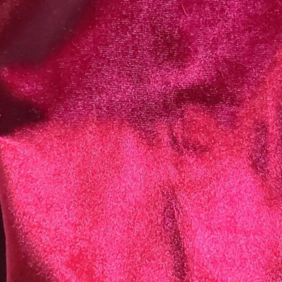 Romeo & Juliet Couture Burgundy Velvet Choker Dress Sz S - Picture 9 of 14